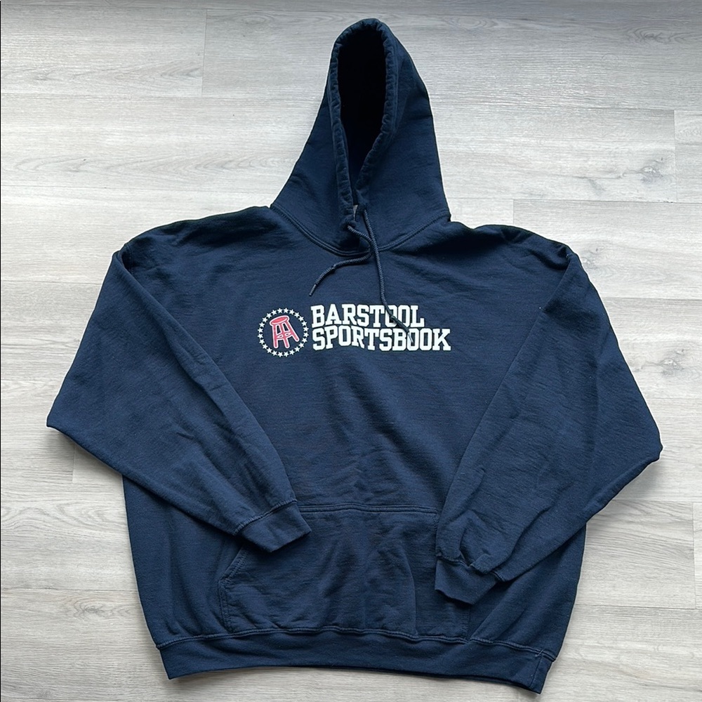 Men's Navy Barstool Hoodie